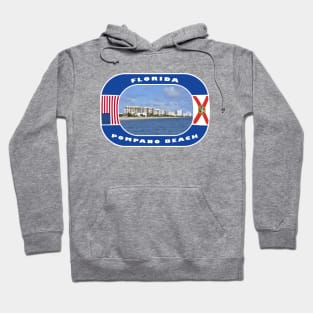 Florida, Pompano Beach City, USA Hoodie